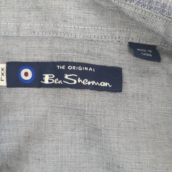 Ben Sherman xxl dress shirt 100% cotton - Picture 2 of 4